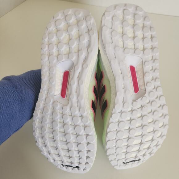 adidas Women's Ultraboost DNA, White, Black, Signal Green, 7.5 - Picture 8 of 11